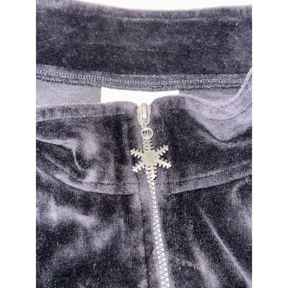 Alfred Dunner Black Floral Embroidered Zip-Up Jacket Womens Size 16 Cotton/Polye - Picture 5 of 7